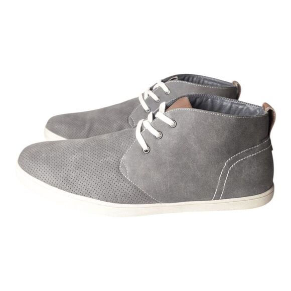 SOHO COBBLER Reece Grey Suede Chukka Boot Size 13 - Picture 3 of 8